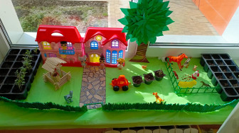 «Чудо-огород на окне» в детском саду.